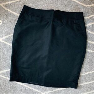 Merona Black Pencil Skirt with Pockets